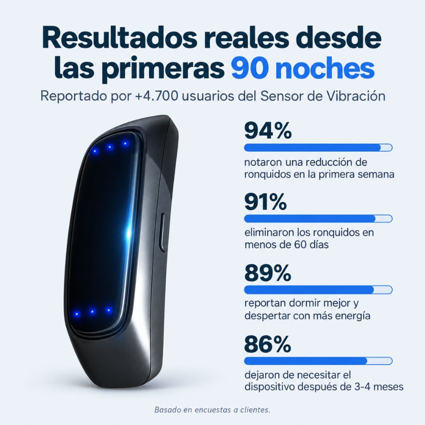 Sensor de Vibración Anti-Ronquidos & Apnea™