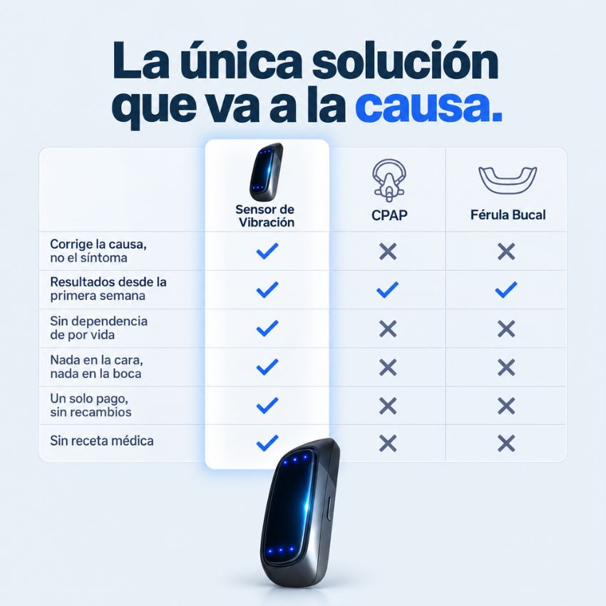 Sensor de Vibración Anti-Ronquidos & Apnea™