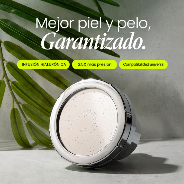 Filtro de Ducha con Infusión Hialurónica