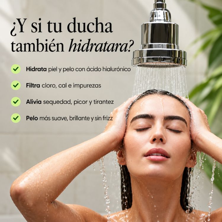 Filtro de Ducha con Infusión Hialurónica